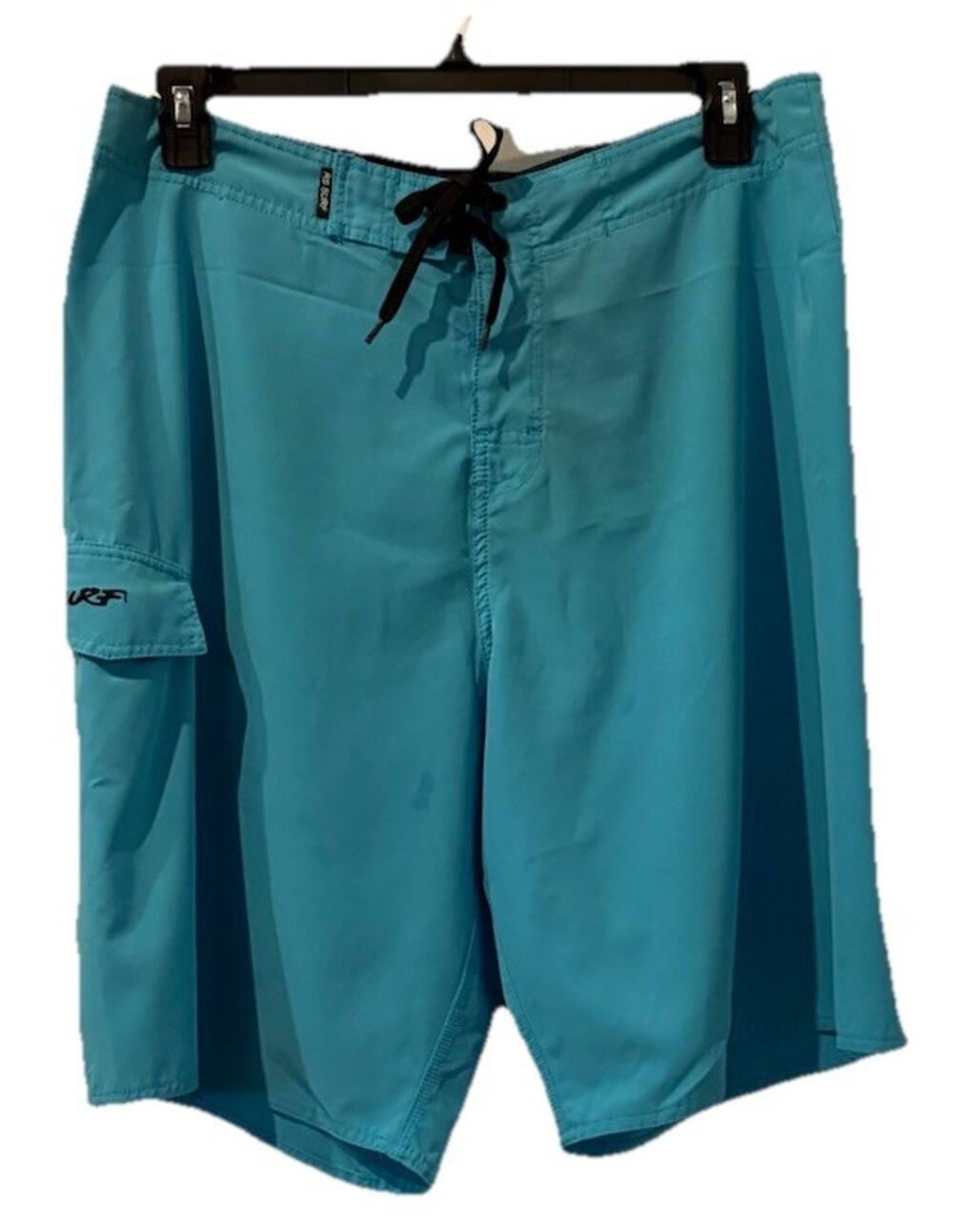 RS SURF Board Shorts for Men Size 36 Light Blue-Quick Dry-Beach
